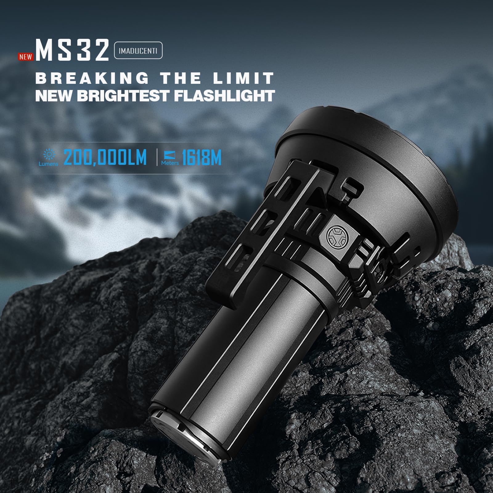 IMALENT(イマレント)MS32 懐中電灯強力超高輝度200000ルーメン Amazon.co.jp : IMALENT(イマレント)MS32 懐中電灯 強力 超高輝度