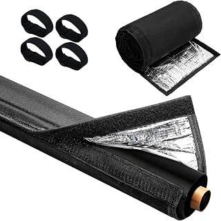 3 Layers HVAC Copper Pipe Insulation Cover, 72'' x 10.2'' AC Pipe Insulation Outdoor, 600D Oxford Flexible Copper Line Insulation Sleeve for Central Air Conditioning Mini Splits
