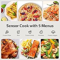 Vista 6 de COMFEE' Lavadora portátil de 1.6 pies cúbicos, capacidad de 11 libras, lavadora compacta totalmente automática y horno microondas TOSHIBA