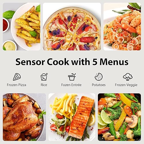 Miniatura 2 de Toshiba EM131A5C-BS - Horno de microondas con sensor inteligente 1100 W 12 pies cúbicos acero inoxidable negro Estándar