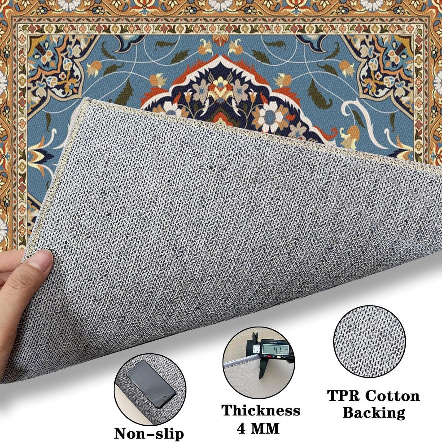 Tapis de Sol Protection Chaise de Bureau Sol Dur, Color-1599a, 140 x 190 cm