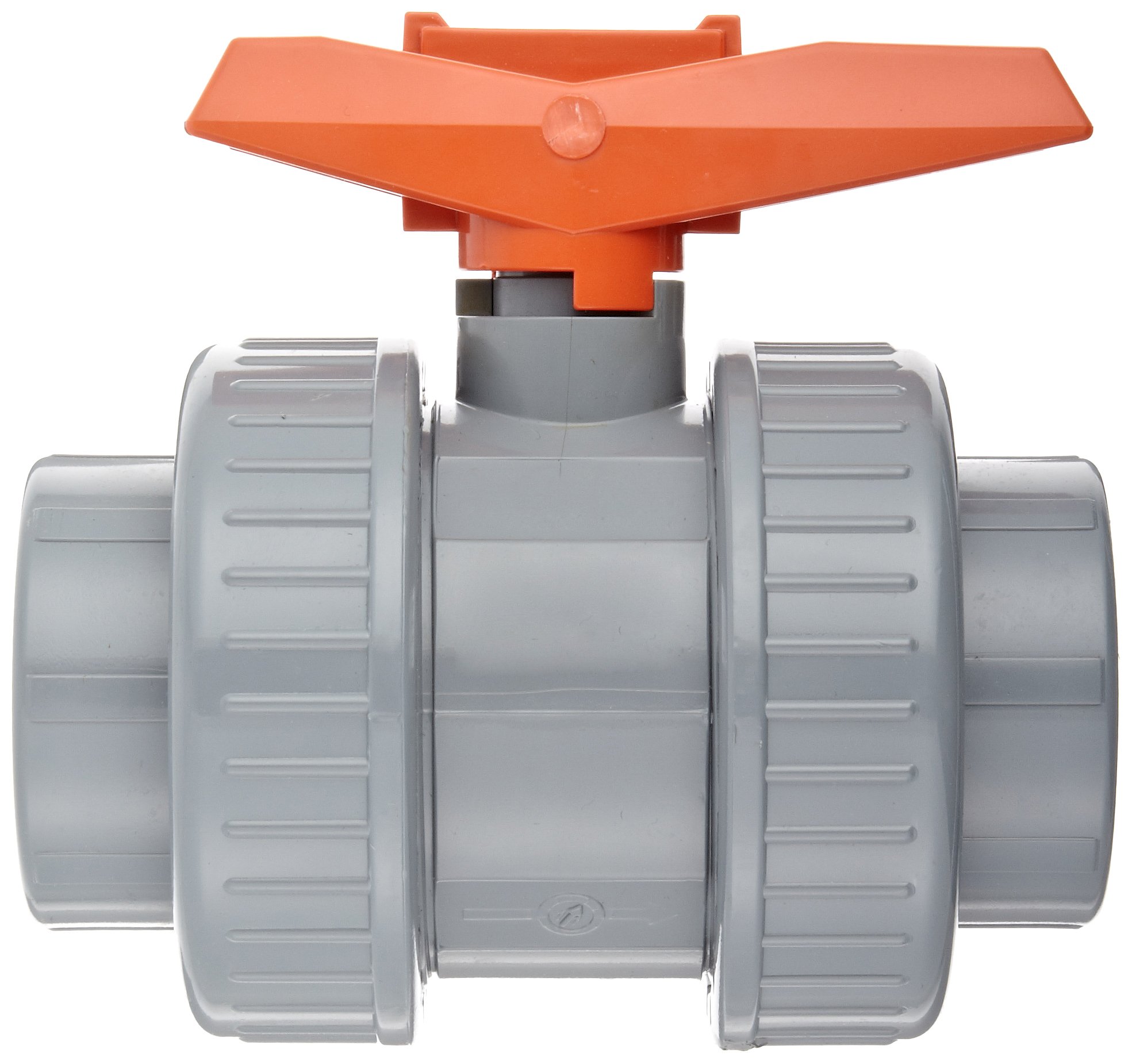 GF Piping Systems CPVC True Union Ball Valve, Two Piece, PTFE Seat, EPDM Seal, 2
