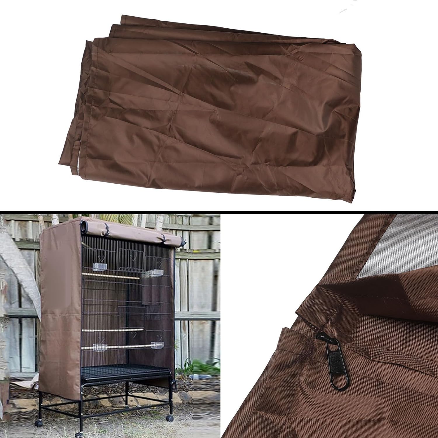 Outdoor Garden Patio Birdcage Cover, Furniture Protection Cover, All - Season Weatherproof Canopy for Pet Cages and Outdoor Furniture