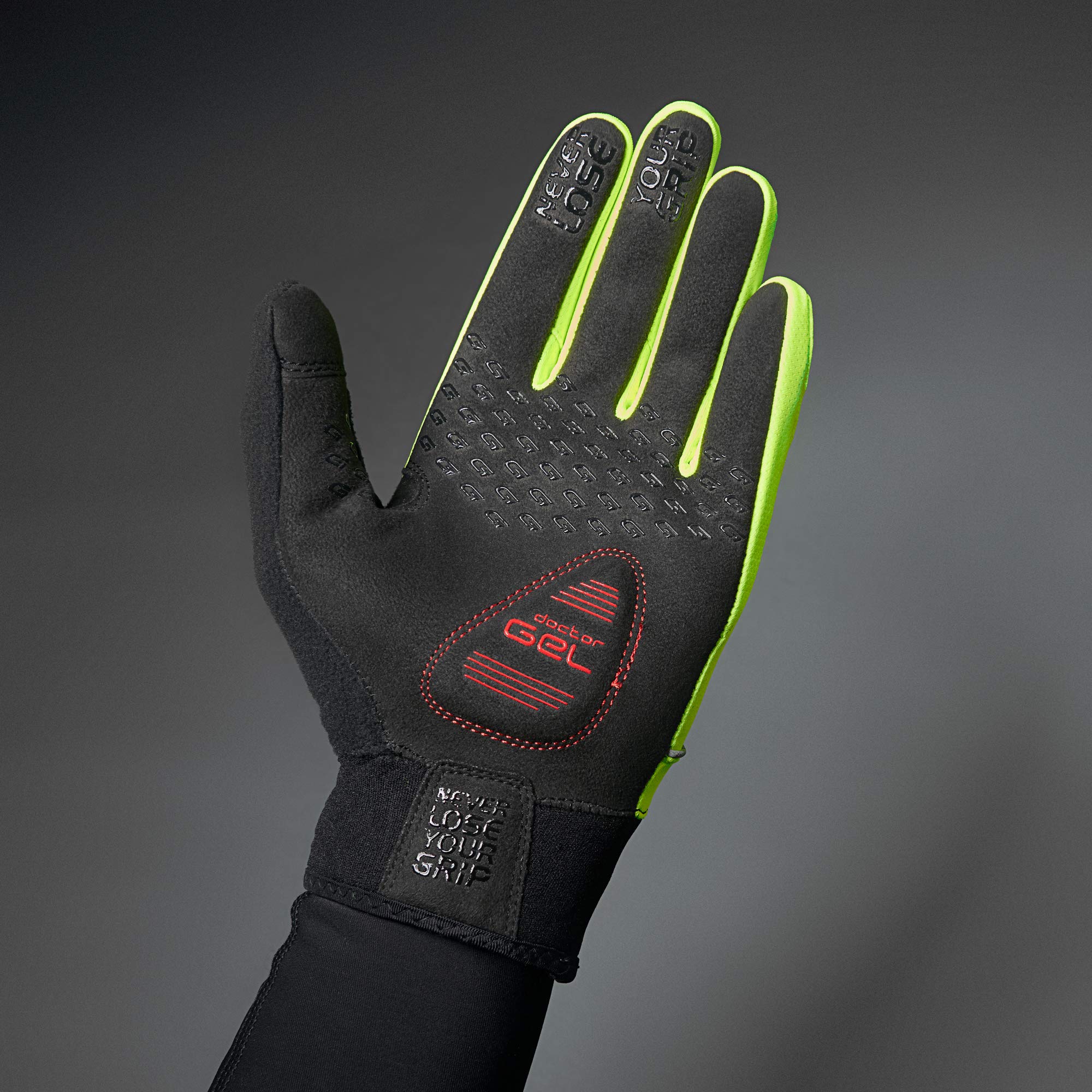 GripGrab Hurricane Winddichte Gepolsterte Übergangszeit Fahrradhandschuhe Rutschfeste Touchsceen Radsport Handschuhe Fashion