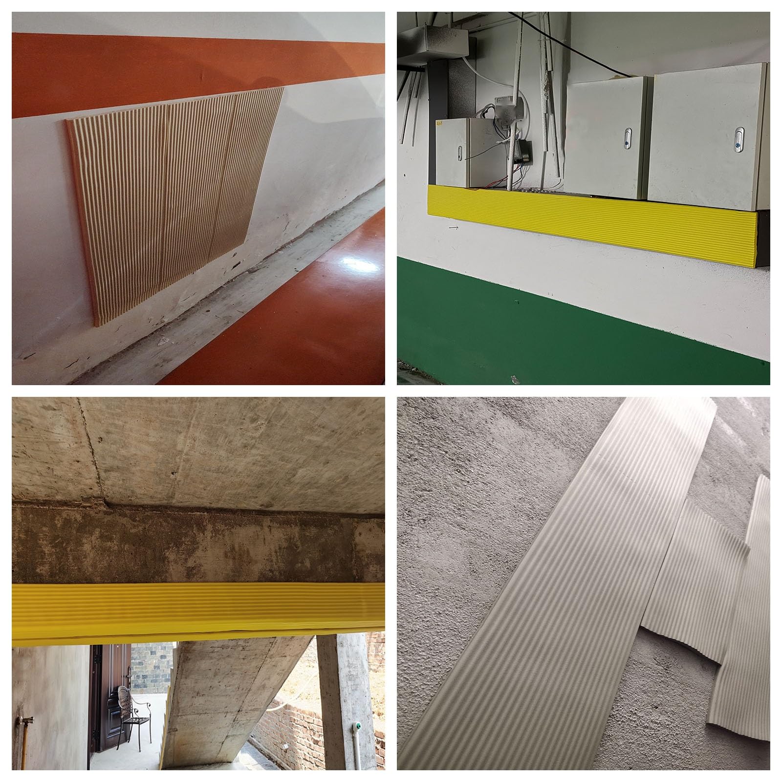 Protector Pared Garaje Protector anticolisión para Pared de Garaje 2 5 10 20 M, Protector de Parachoques Suave para Puerta de Coche de Garaje Amarillo(W 60 CM L 5 M)