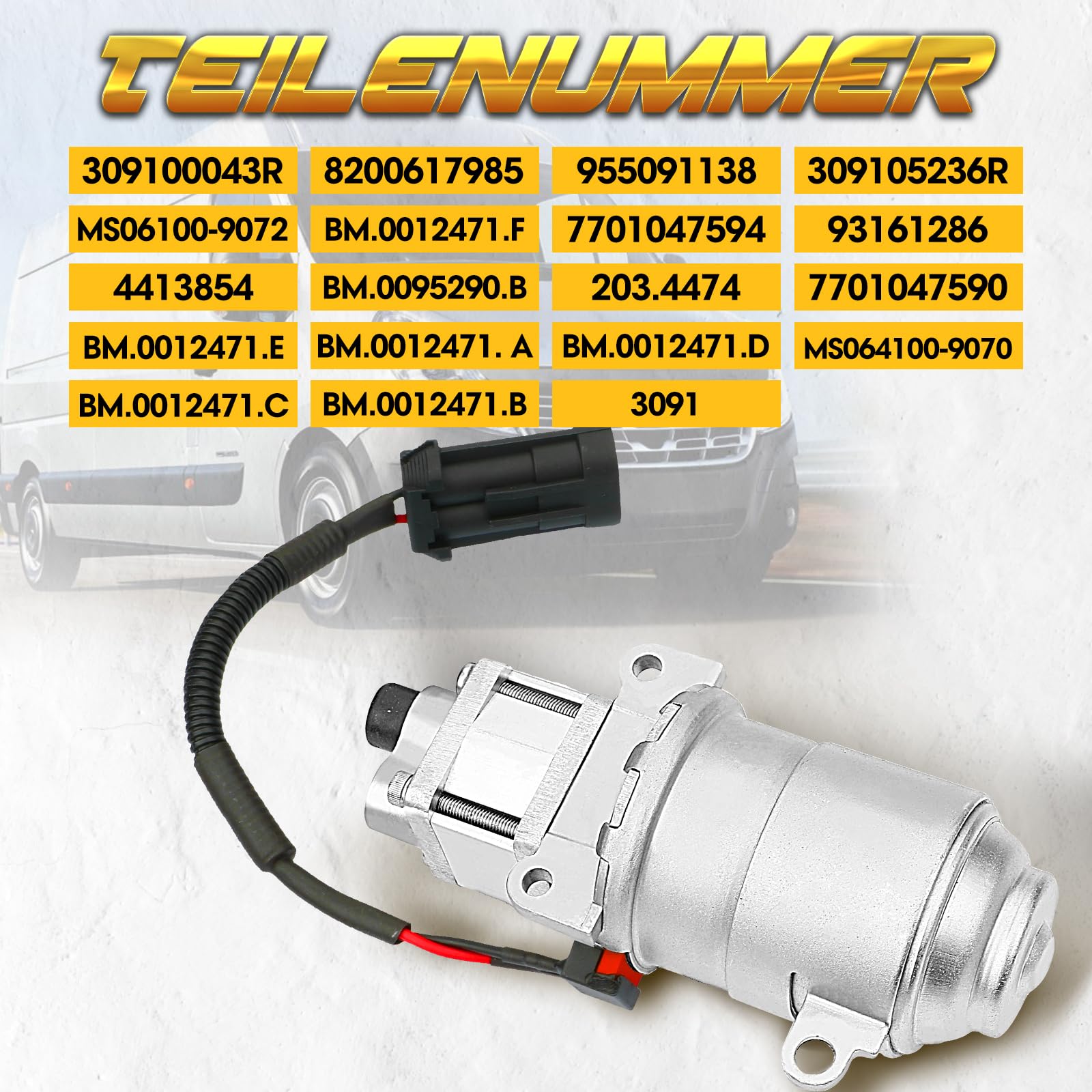 Pompe de transmission Auto-Tiptronic compatible avec Renault Master II compatible avec Opel Vivaro Movano, #7701047594 (embrayage pompe hydraulique)