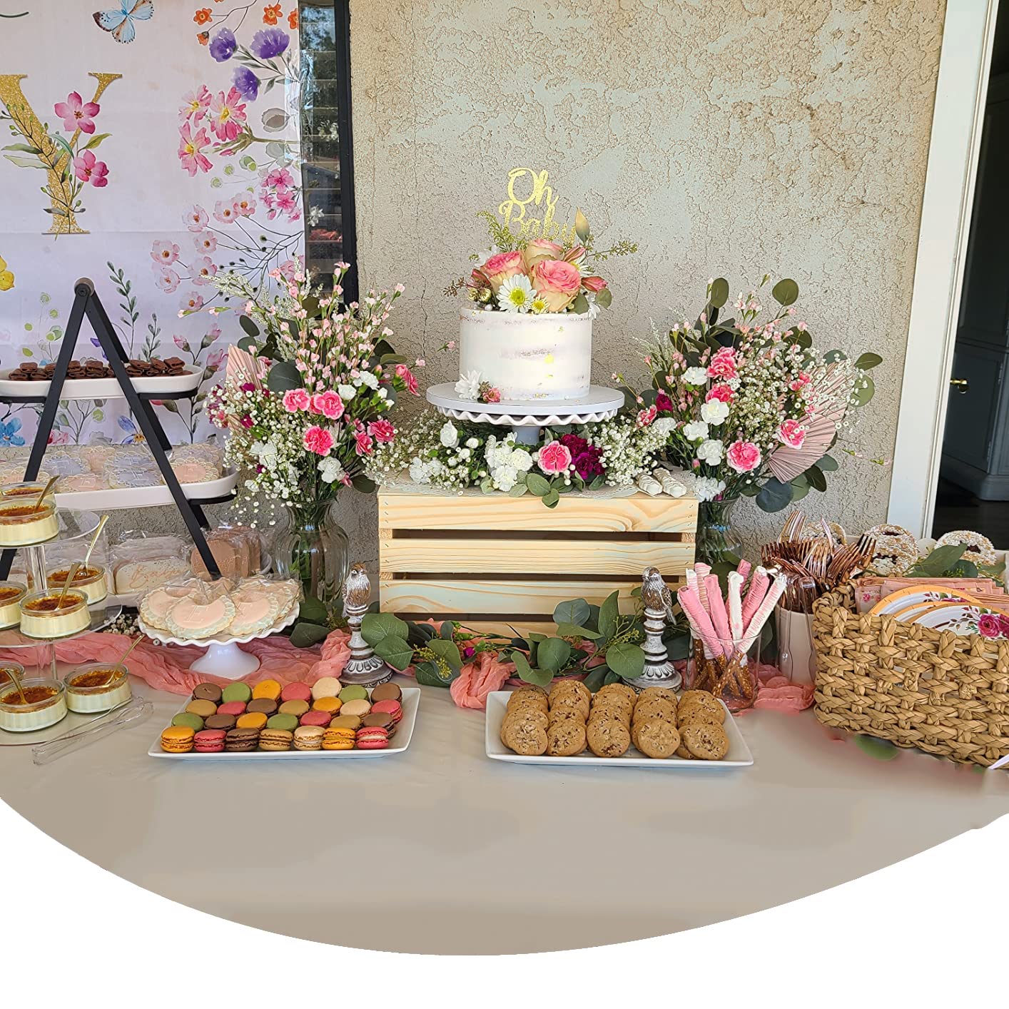 6 Tovaglie Rotonde Usa E Getta Bianche 213cm - Tovaglioli Plastica PEVA Per Feste E Matrimoni | Impermeabili - Foto 11