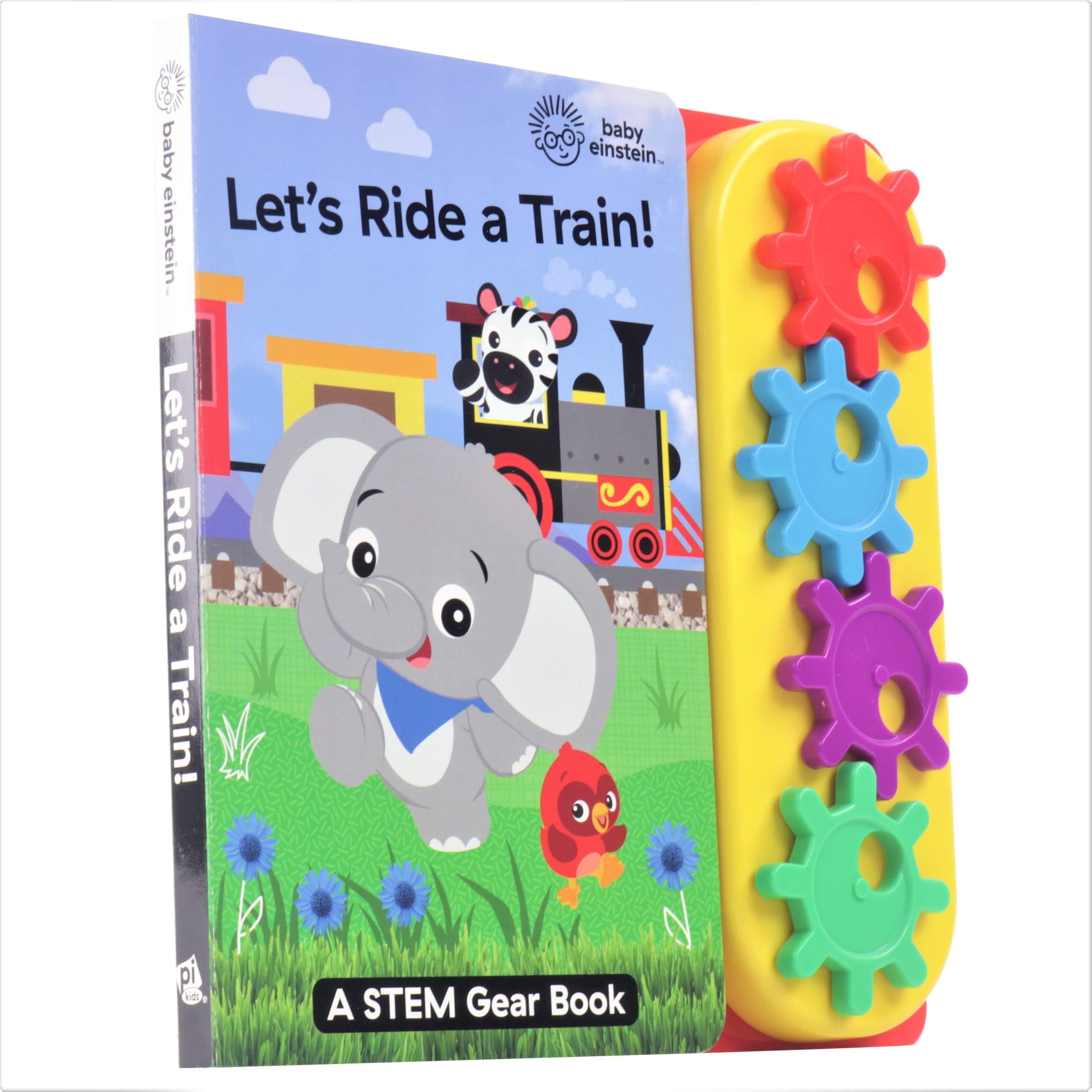 Baby Einstein - Let's Ride a Train! - A STEM Gear Sound Book - PI Kids - Image 9