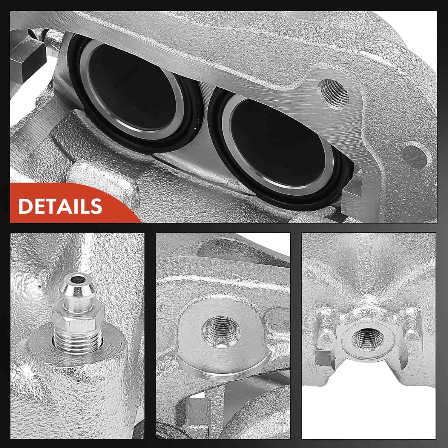 A-Premium Disc Brake Caliper Assembly with Bracket Compatible with Kia Sorento 2005 2006 2007 2008 2009 - Front Right Passenger Side