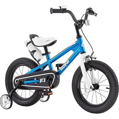 RoyalBaby Kids Bike EZ Freestyle Training Free Balance to Pedal Easy Learning Bicycle, 12-18 Inch for Toddlers to Big Kids