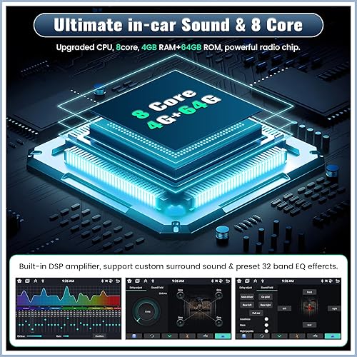 Miniatura 11 de Radio de coche Android 2G+64G estéreo para Honda CRV 2007-2011 inalámbrico Apple CarPlay Android Auto Bluetooth 9 pulgadas pantalla táctil