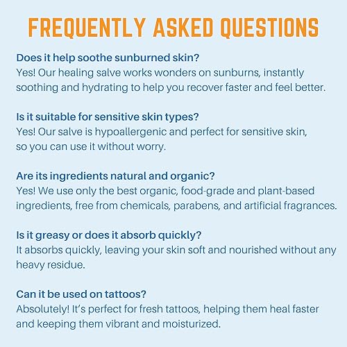 Miniatura 9 de Waxhead Aftersun Body Butter for Sunburn Relief - Also great Tattoo Balm, Eczema Cream for Kids Adults, After Sun Lotion, Sunburn Treatment, Healing