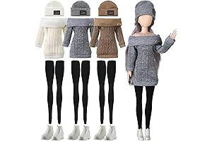 Geyoga 12-Inch Doll Clothes and Accessories: Outfits to Move
