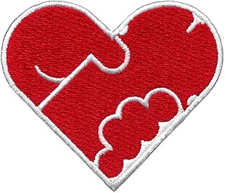 Singles Self Love Heart Patch Funny Valentines Parody Embroidered Iron On