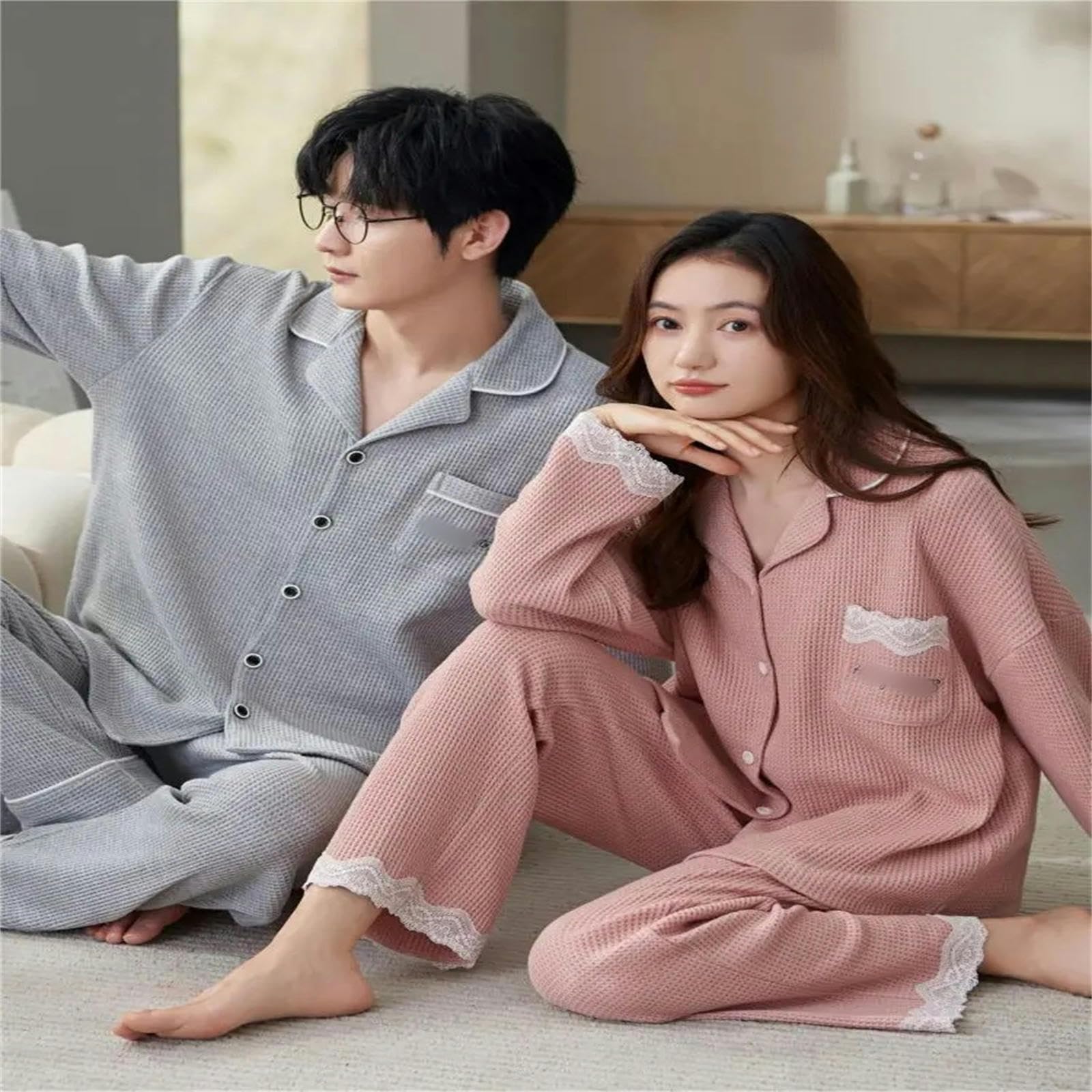 Pigiama 2 Set Pigiama Donna Pigiama Donna Cotone Pigiama Pigiama Donna Loungewear Set Biancheria Intima Uomini Nightie