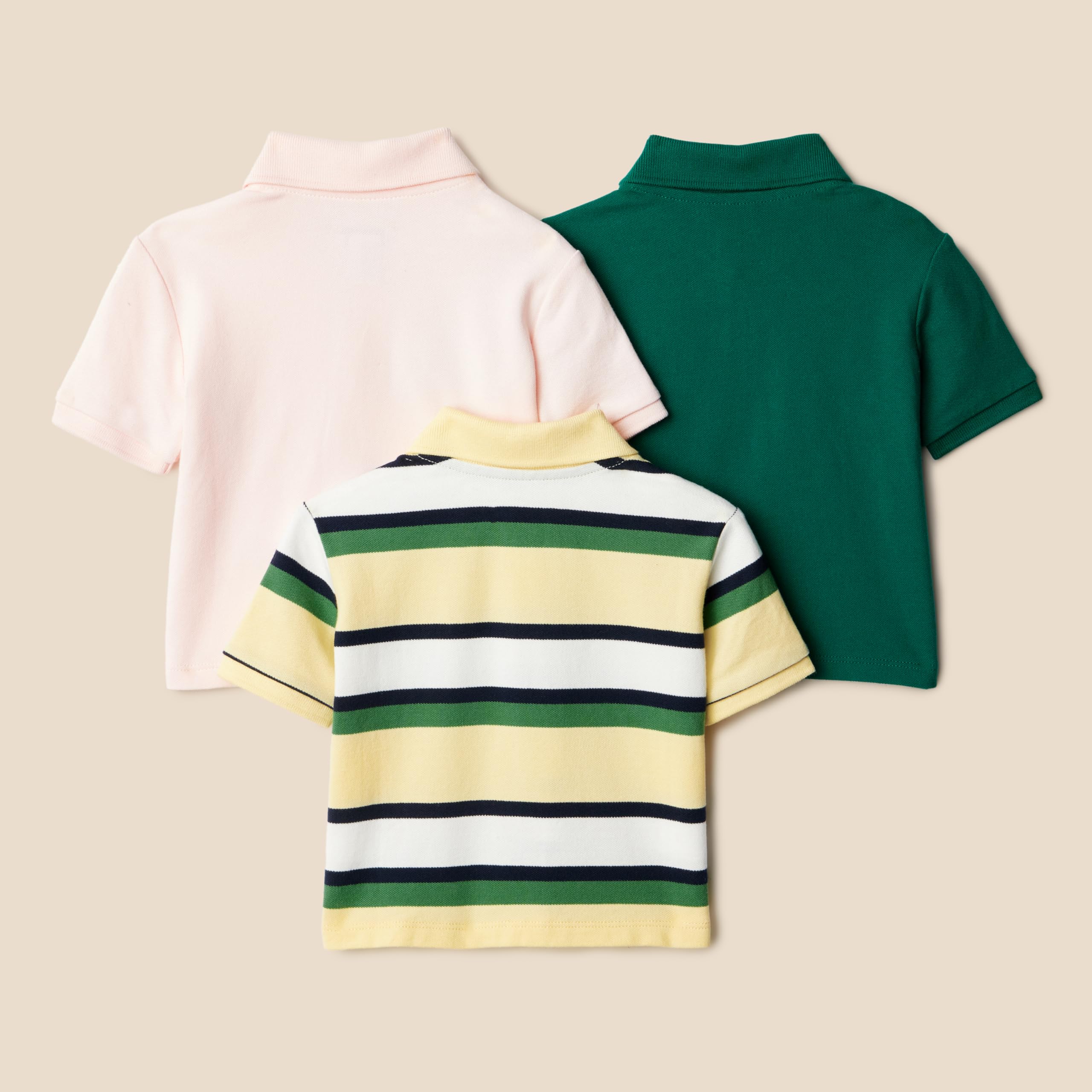 Amazon Essentials Polo en Coton avec Élasthanne Garçon, Lot de 3