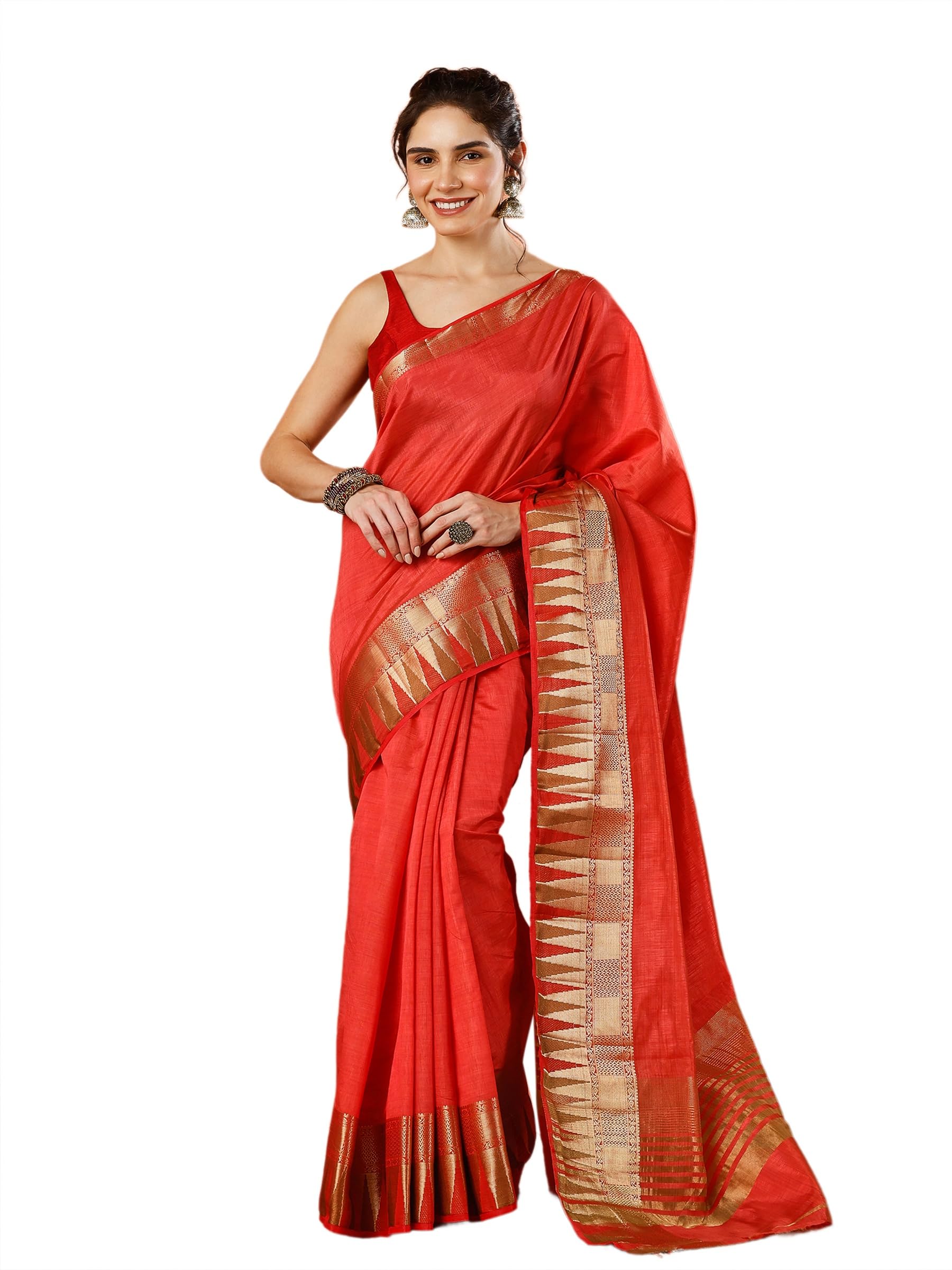 Women's Art Silk Saree | Elegant Designer Silk Saree | Soft Lightweight Traditional Ethnic Saree for Wedding, Festival-image-20