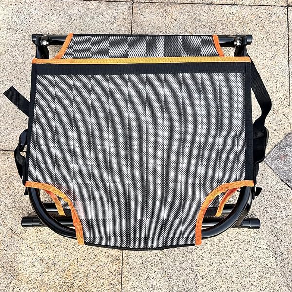 Portable Kayak Seat with Adjustable Backrest, Lightweight Aluminum Frame and Teslin Fabric, Foldable Design for Kayaking, Canoeing and Fishing Boats - 3