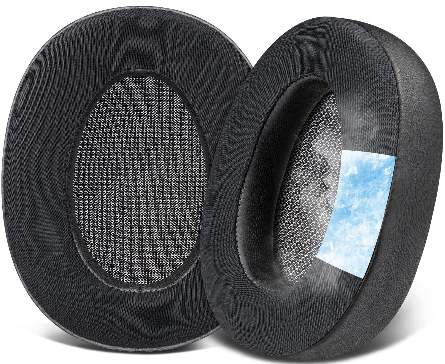 SOULWIT Cooling Gel Replacement Earpads Cushions for Sony WH-H900N (h.Ear on 2) & MDR 100ABN (h.Ear on) Noise Canceling Over-Ear Headphones, Ear Pads