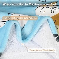 Vista 160 de Catalonia Blanket Hoodie for Kids, Oversized Wearable Sherpa Sweatshirt Pullover for Teens Youth, Gift Idea