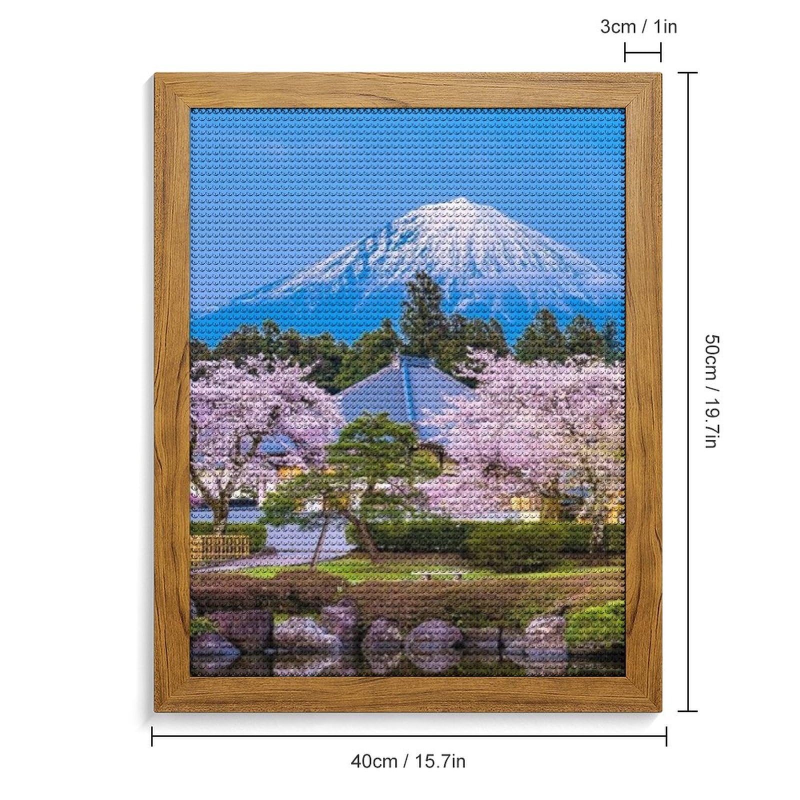 Amazon | ダイヤモンドアート キット 桜と富士山 5D モザイクアート