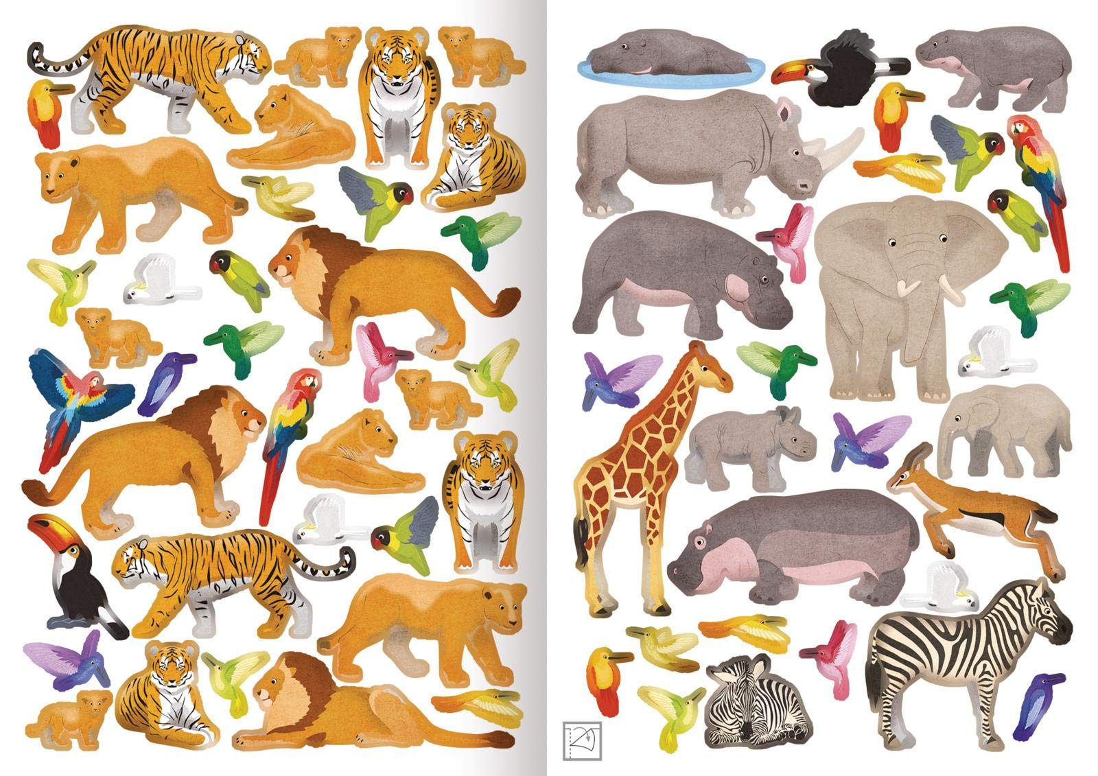 Meine Sticker – Tiere im Zoo: Über 350 Sticker | Stickerheft für Kinder ab 4 Jahren (Mein Stickerbuch)