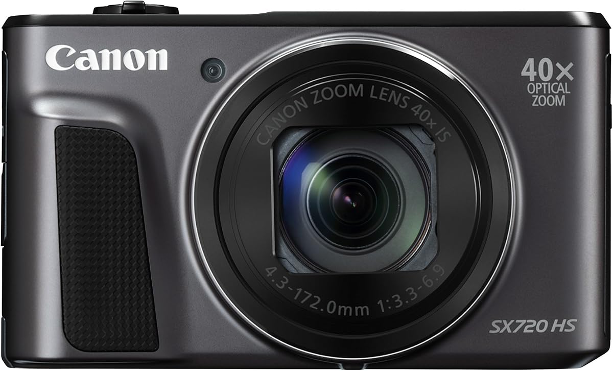 Canon PowerShot SX720 HS (Black) (Renewed)