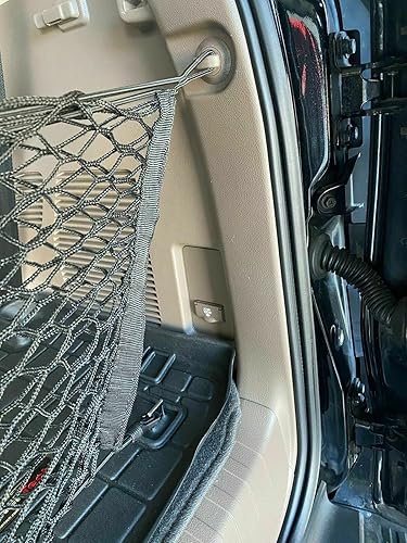 Miniatura 5 de Red de carga organizadora de maletero trasero para Lexus GX460 2010-2023 – Red de carga estilo sobre – Organizador de maletero de coche elástico de