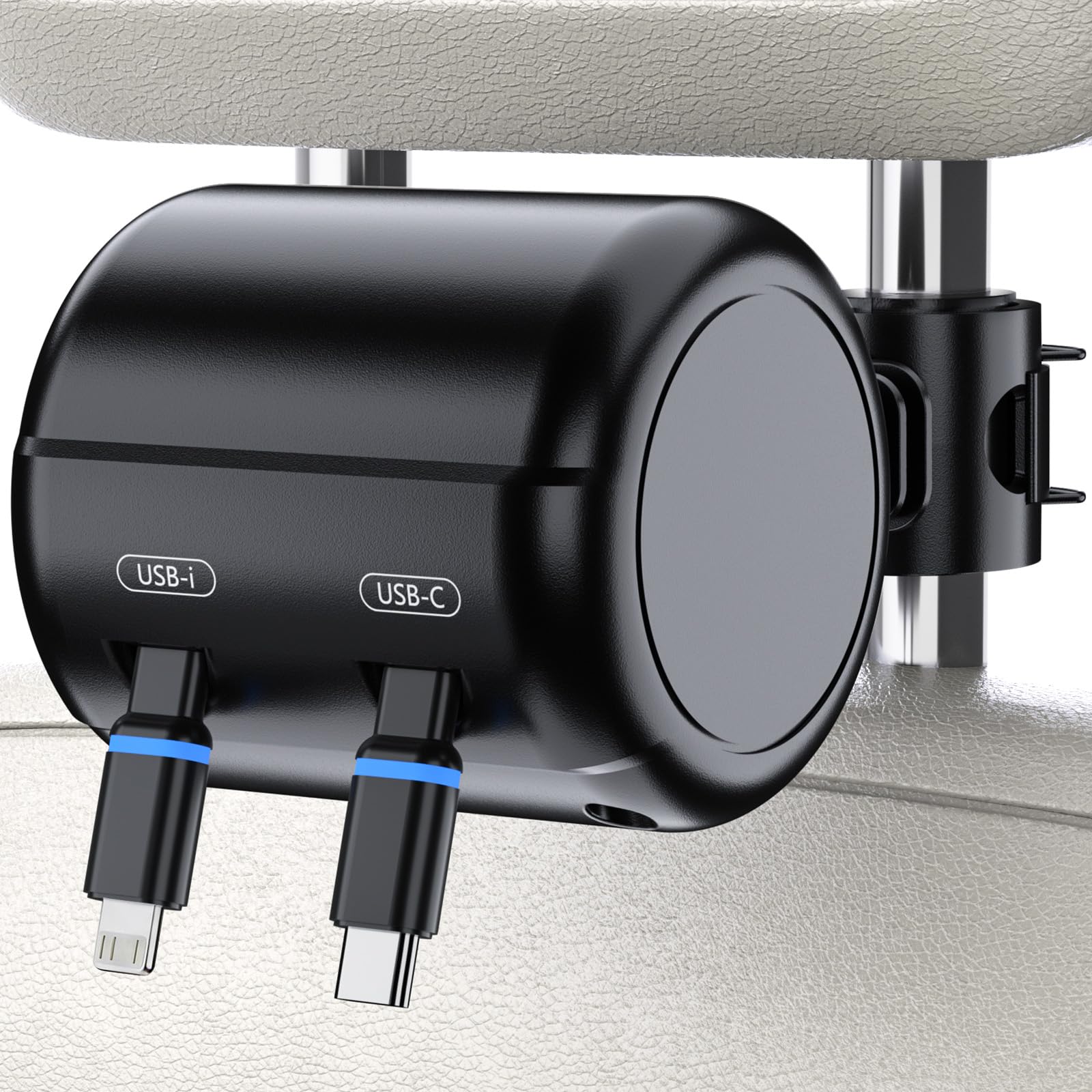 Caja de carga para reposacabezas de coche: energía para trayectos largos con pasajeros 8