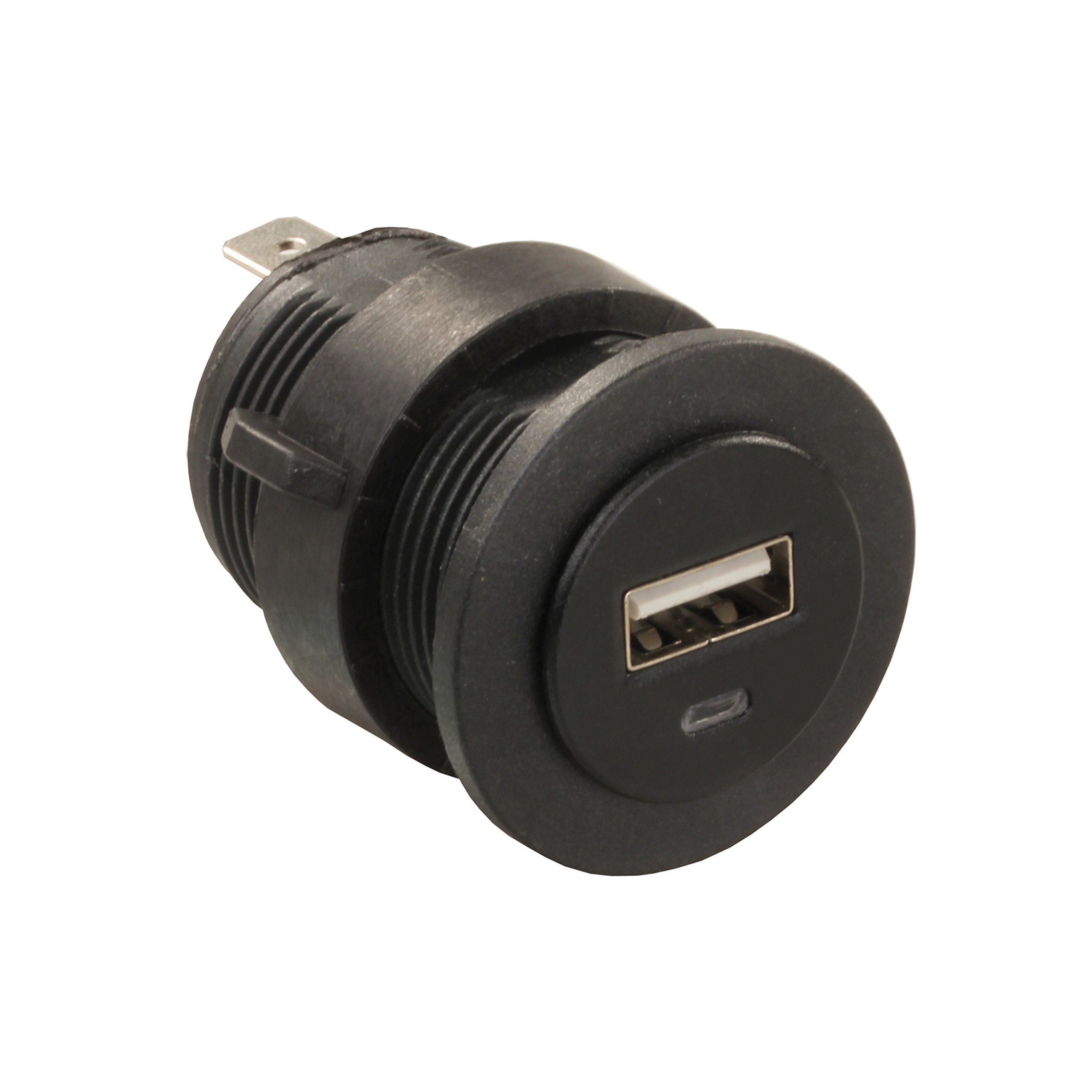 JR Products 15115 USB Charging Port - 2 x 2.1 Amp , Black