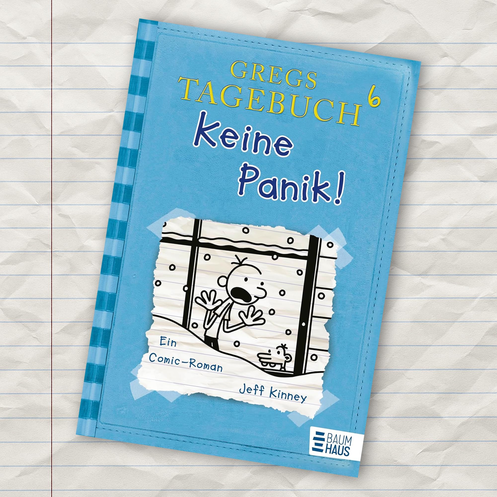 Jeff Kinney Bücherset - Gregs Tagebuch Band 6-10 - Keine Panik!, Dumm gelaufen!, Böse Falle!, Echt übel!, So ein Mist! - gezeichnete Comics, Kinderbuch Bestseller Set mit je einer exklusiven Postkarte