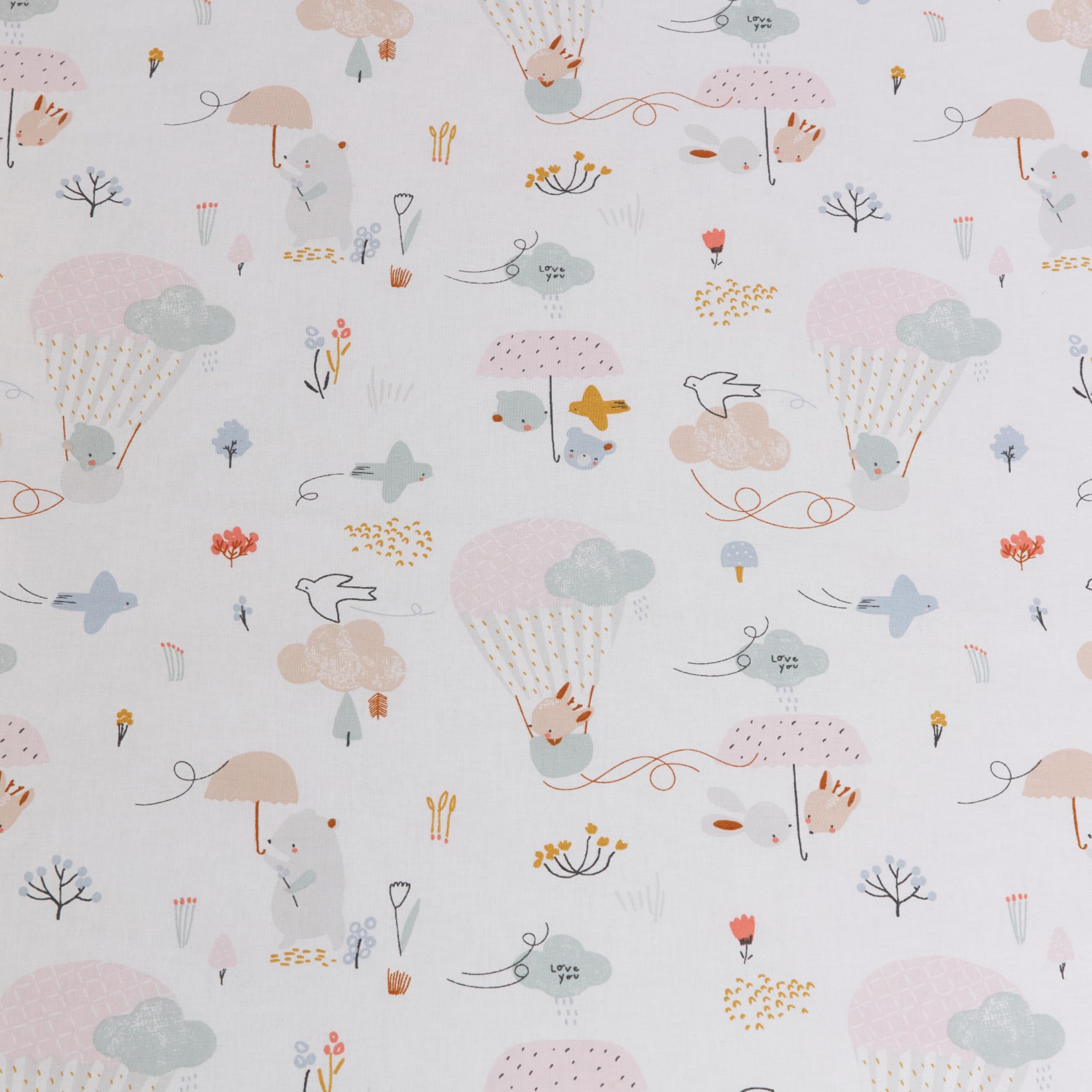 Tinéo - Matelas Bébé De Voyage 60x120x4cm - Dessous Polychlorure De Vinyle - Utilisation Intérieur et Extérieur - Déhoussable - Enroulable - Transportable (Balloons)