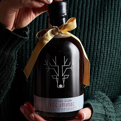 Miniatura 8 de Escuminac Late Harvest Maple Syrup – Organic, Grade A Canada | Dark Robust Taste | 16.9 fl oz Glass Bottle | 100% Pure Canadian Syrup | Gourmet Gift