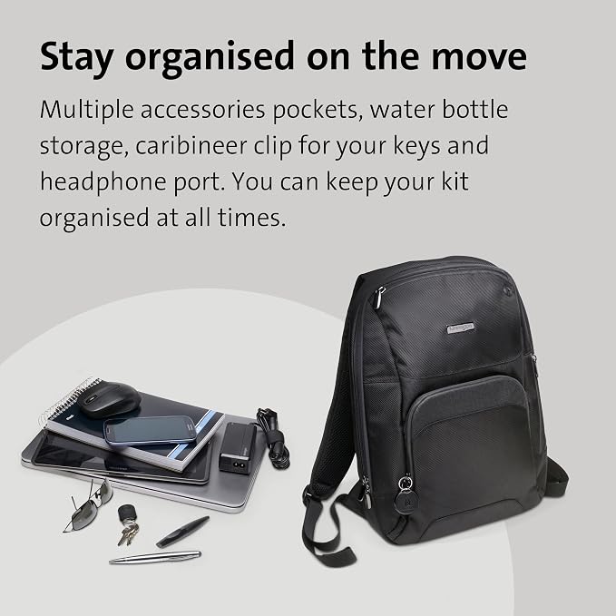 Mochila Kensington Triple Trek Slim para Laptop 14 pulgadas miniatura 4