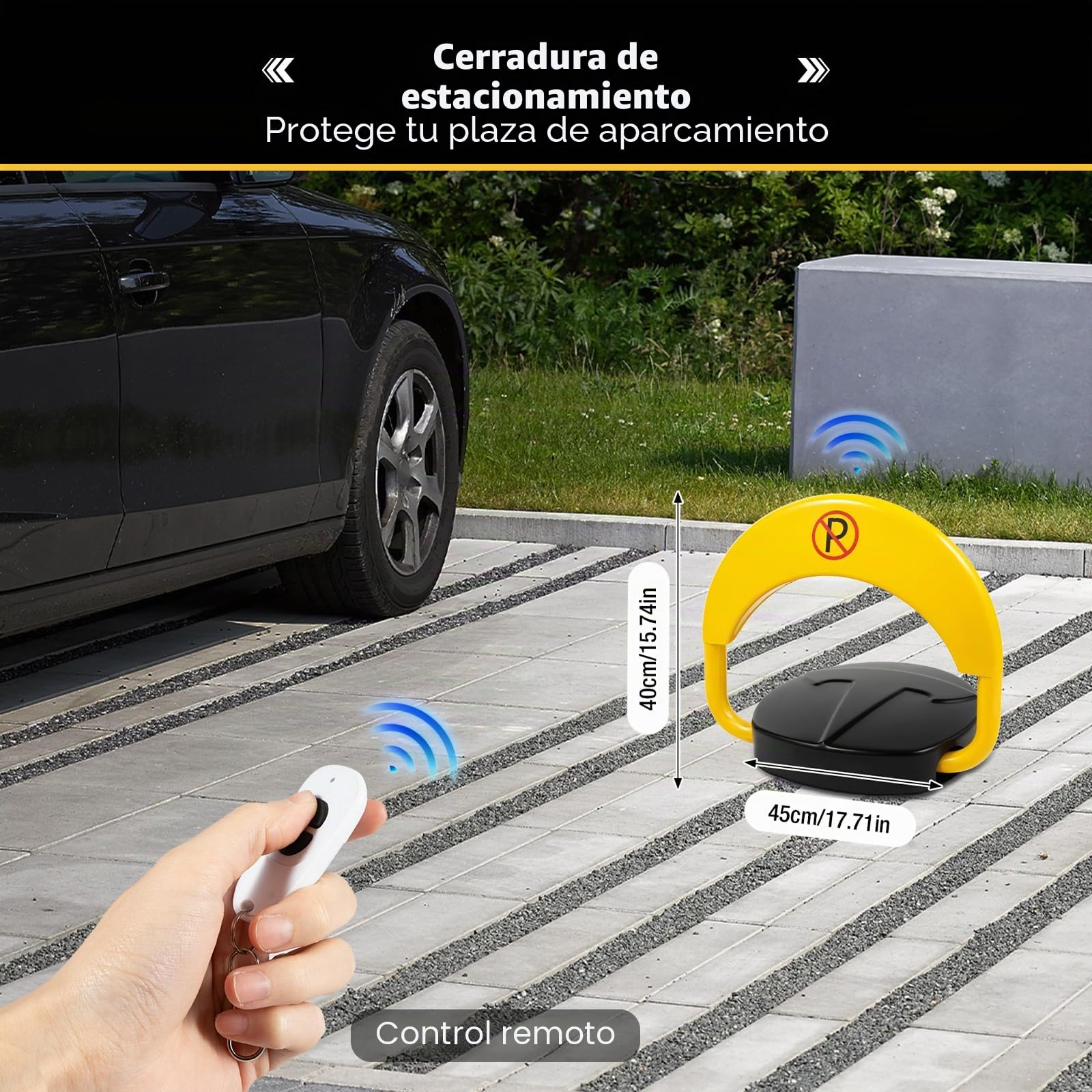 Barrera de aparcamiento eléctrica, barrera de estacionamiento automática, barreras de aparcamiento eléctricas, poste de aparcamiento automático plegable con control remoto