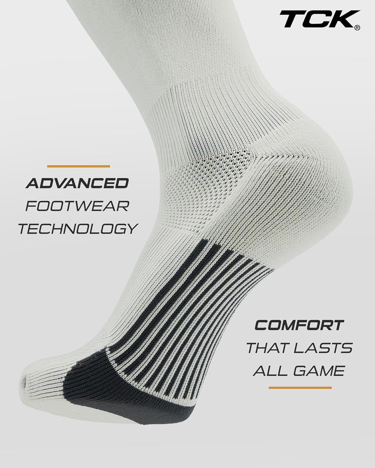 TCK Dugout Over-the-Knee Performance Socks | Moisture-Wicking Athletic Socks for Baseball, Softball & Football | Made in USA - Image 5