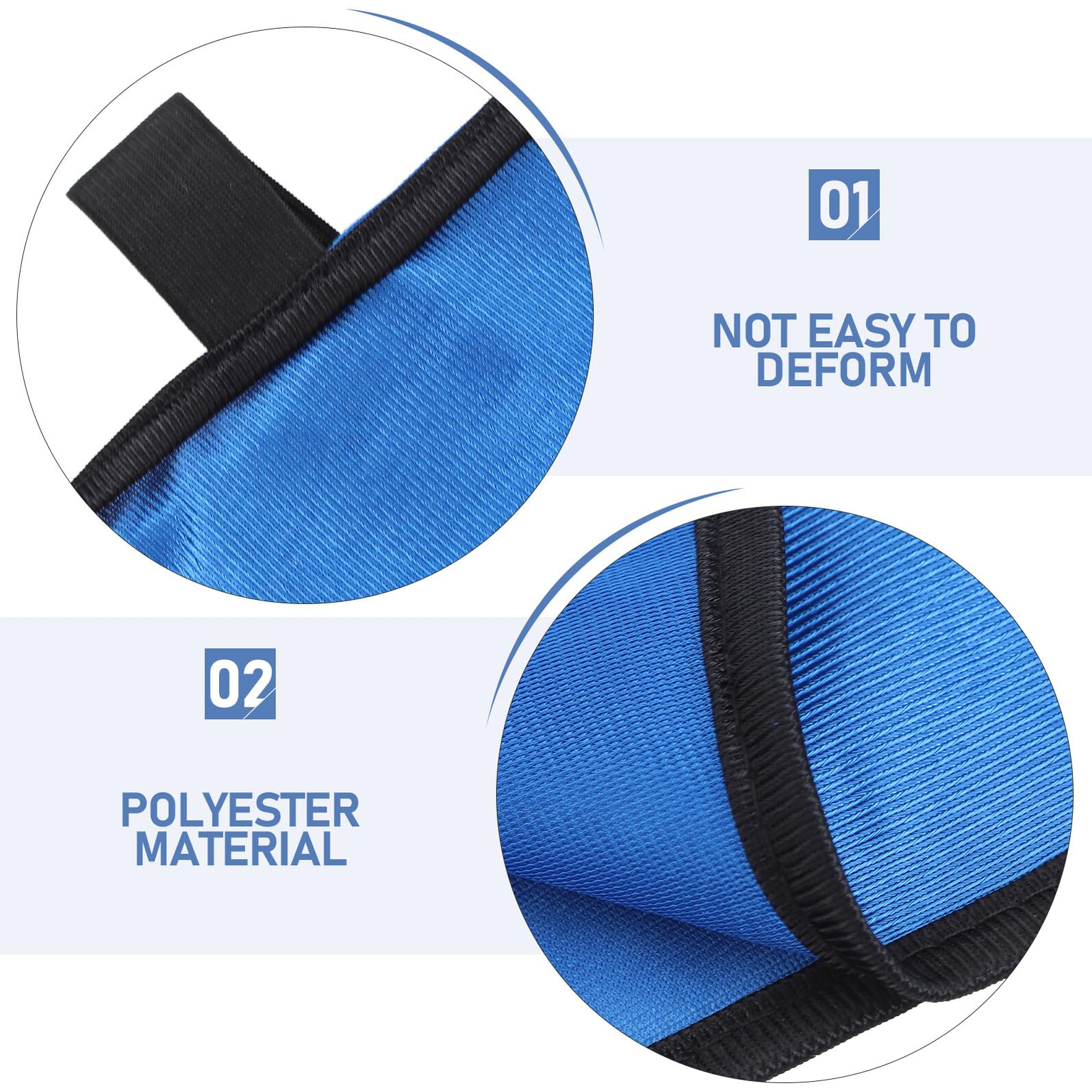 BESTonZON 18 Piezas Petos de Entrenamiento Fútbol Transpirable Chaleco Azul para Entrenamiento Deportivo Infantil