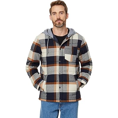Levis Cotton Plaid Quilted Puffer skater plaid