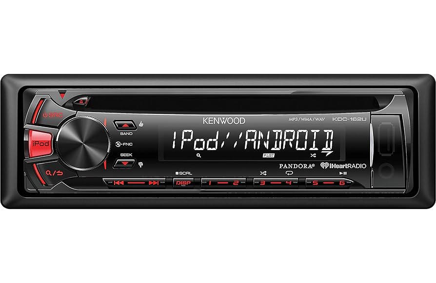 Amazon.com: New Kenwood KDC-162U CD/MP3 In Dash Car Player