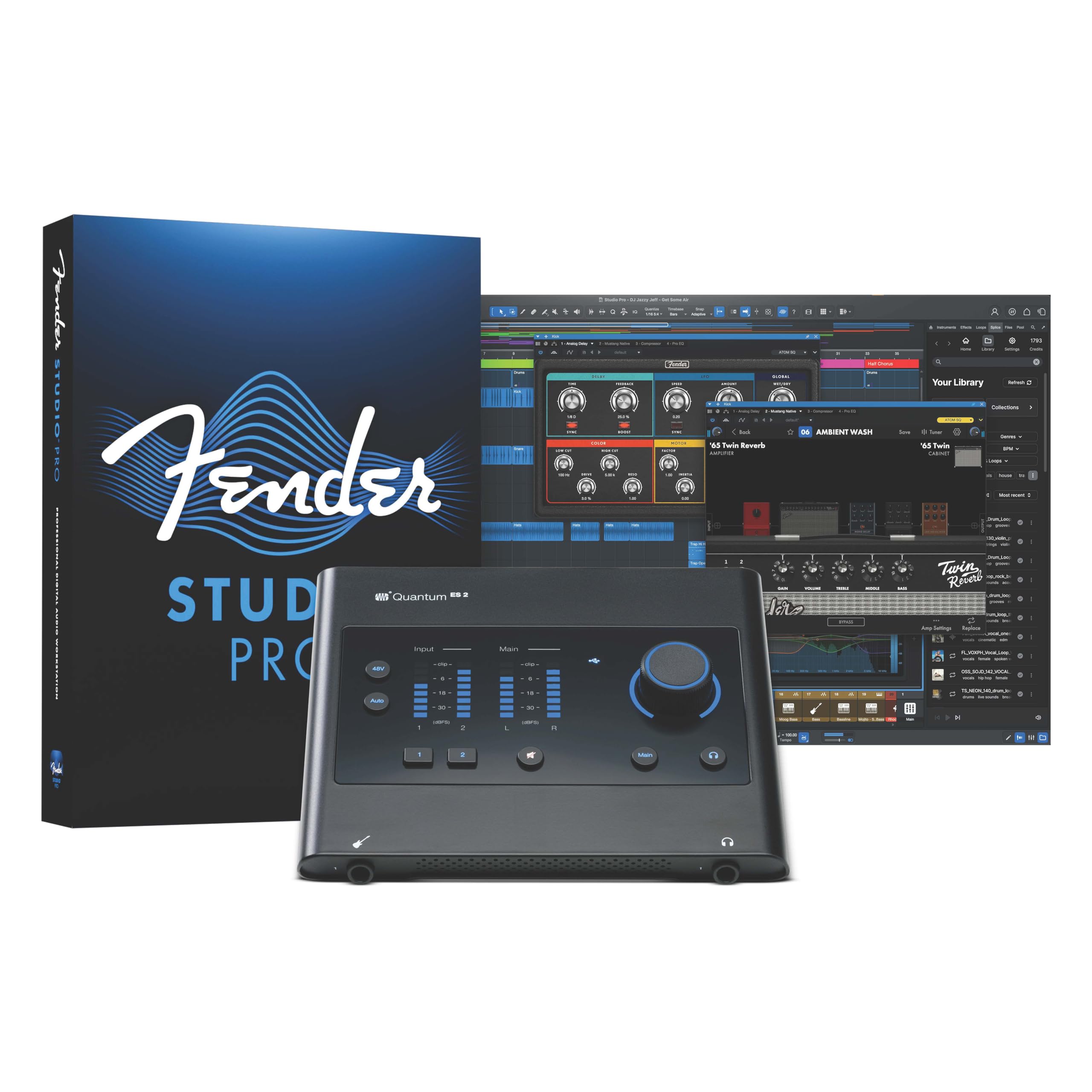 PreSonus Quantum ES2オーディオインターフェイス Fender Amazon.com: PreSonus Quantum ES 2 USB-C Audio Interface with