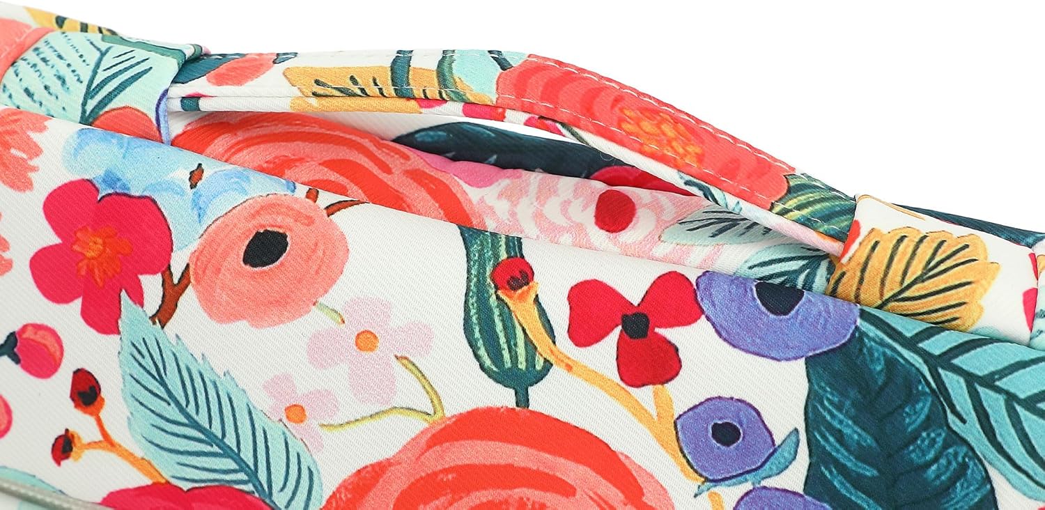 360° Protective 3 Pockets Laptop Sleeve Case Bag with Handle for MacBook Air 15 inch,MacBook Pro 16 inch and 15.6 inch Screen Laptop (Watercolor Flowers) - Image 5