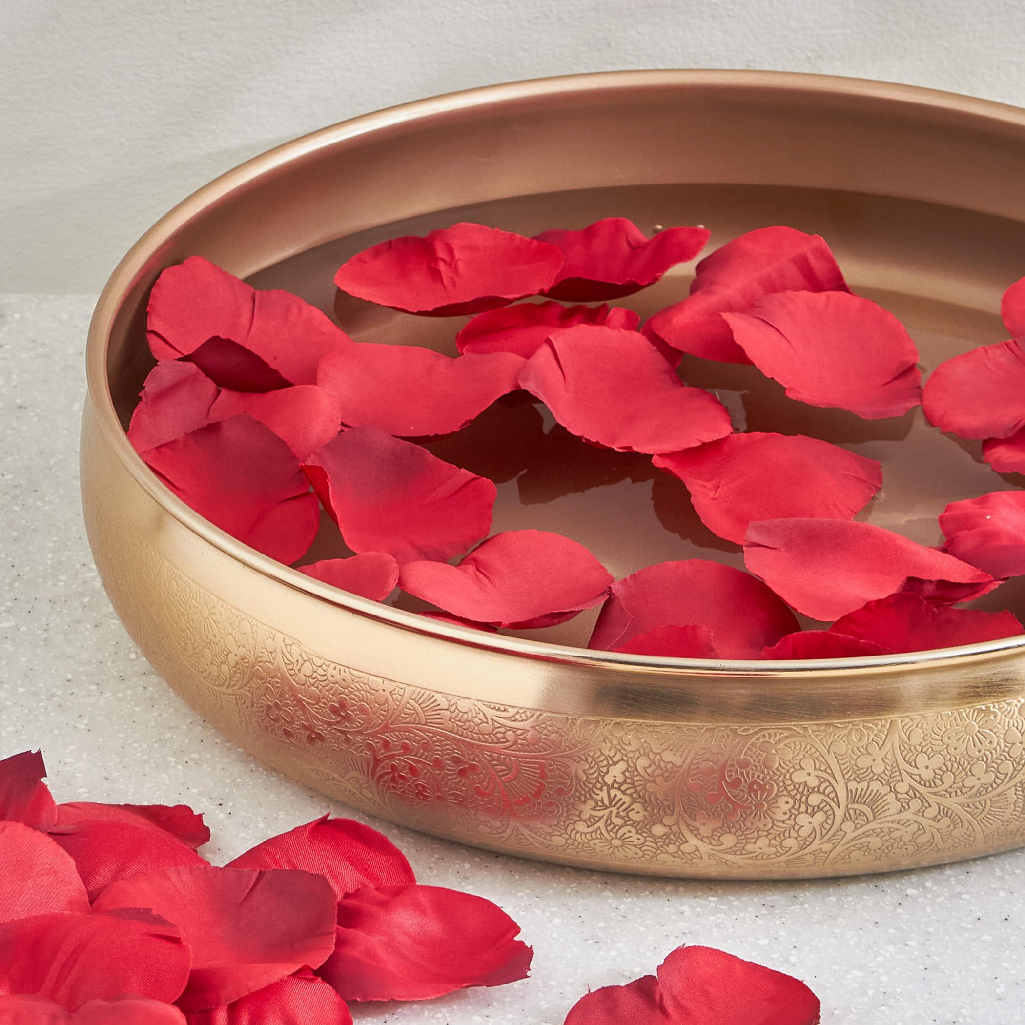 Home Centre Gloria Hover Set of 40 Fabric Floating Rose Petals-image-49