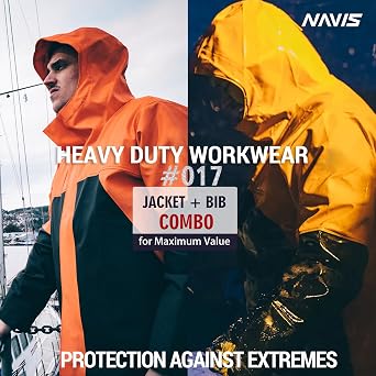 Men's Waterproof Workwear 3-Piece PU PRO Rain Suit