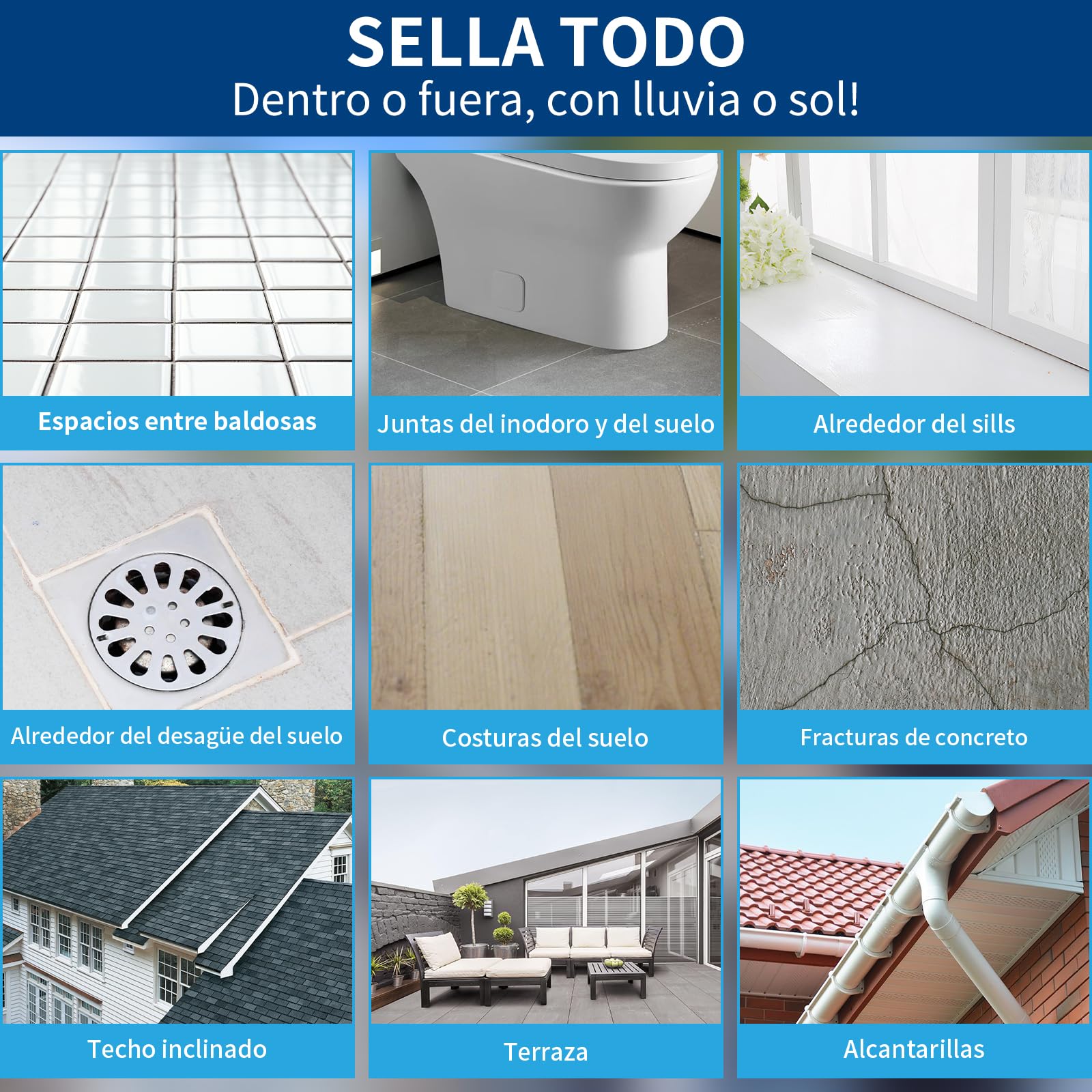 Liquide Étanchéité Transparent 2KG，Revêtement Imperméable Cristallin, Membrane Étanche Universelle pour Intérieur et Extérieur, Colle Étanchéité Anti-Fuite Durable