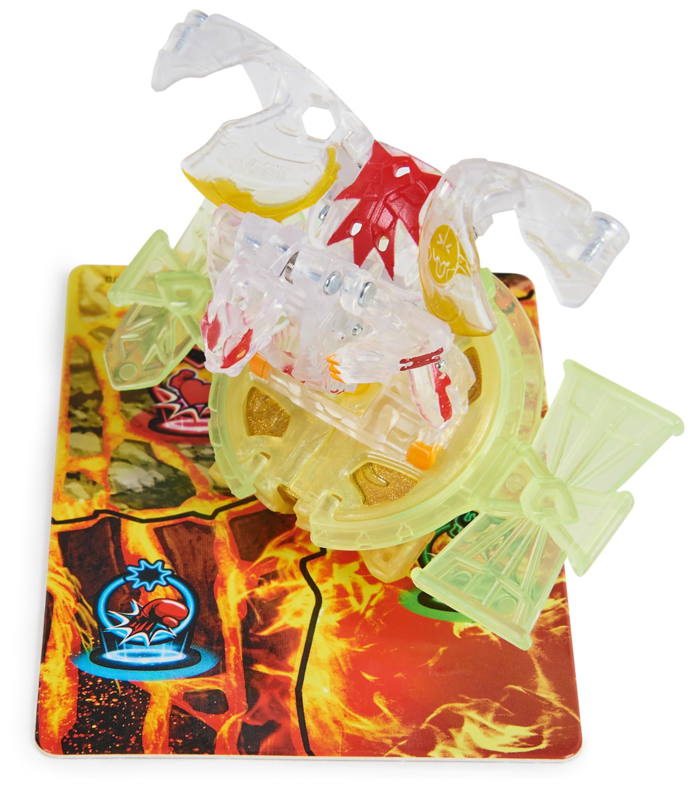 BAKUGAN 3.0 - Battle Pack - Hammerhead, Titanium Dragonoid, Nillious, Bruiser Special Attack et 1 Dragonoid, 2 Anneaux, 1 Carte Lanceur Et 12 Cartes - Collection - Jouet Enfant 6 Ans Et +
