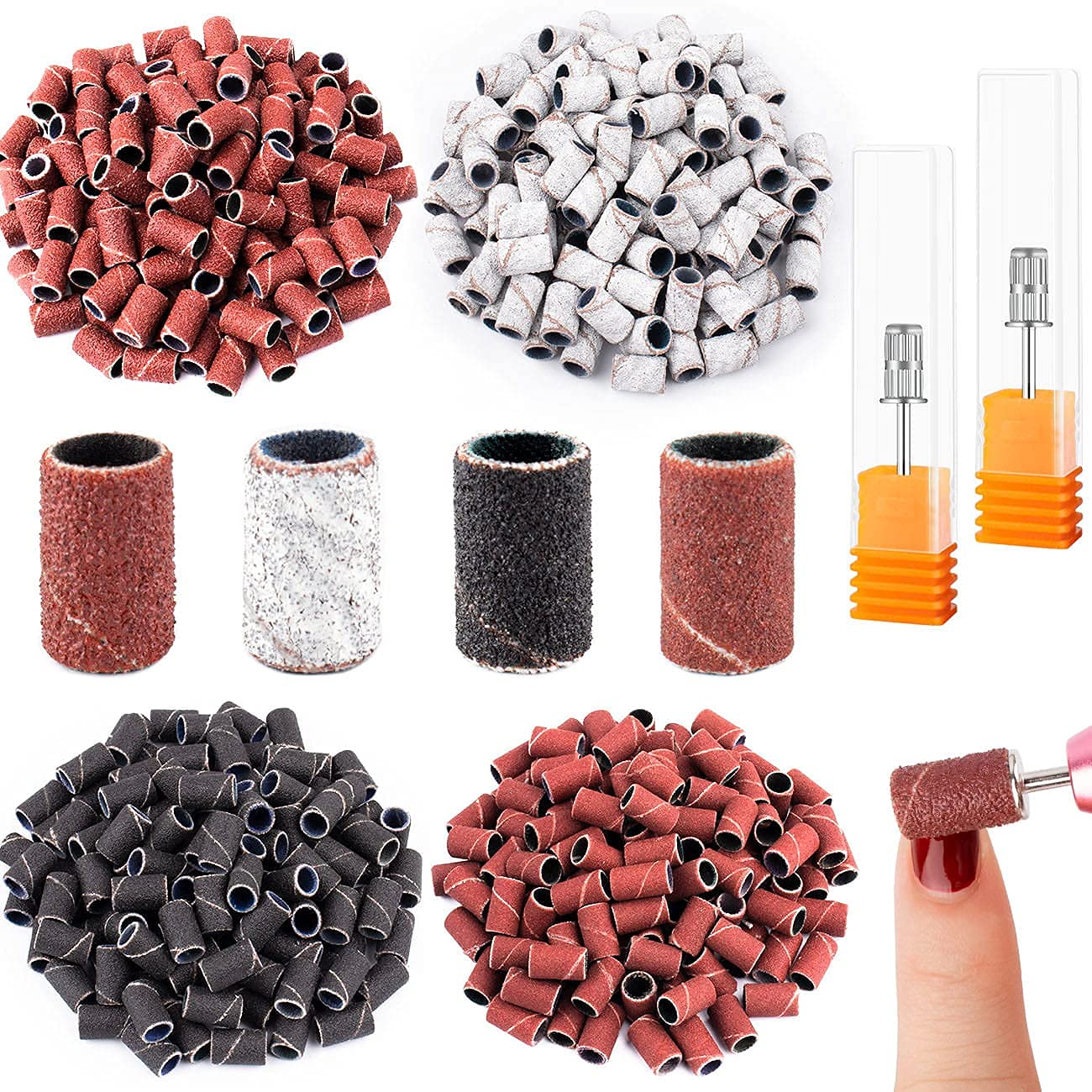 Rolybag Sanding Bands for Nail Drill Nail Sanding Bands