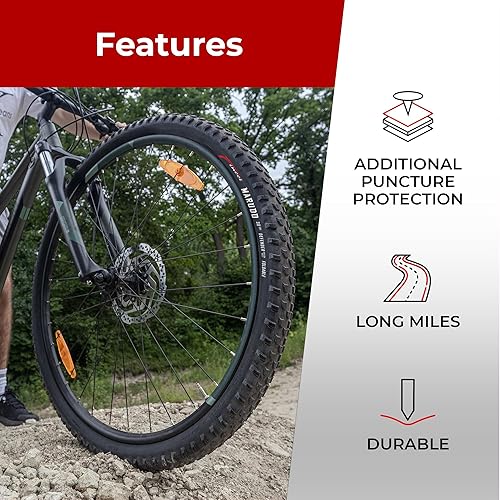 Miniatura 7 de Fincci Marudo - Neumático de bicicleta plegable de 29 x 2,10 pulgadas, 52-622 para bicicleta híbrida de montaña y grava de montaña