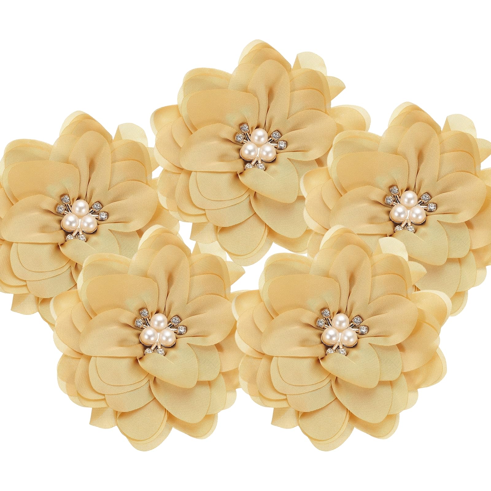PATIKIL 3.15 Inch Chiffon Flowers