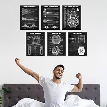 Amazon.co.jp: ビッグウィッグプリント:スターウォーズブループリント