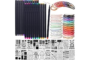 Scrapbooking Supplies Journaling Planner Washi Tape Pens Stencils Kit